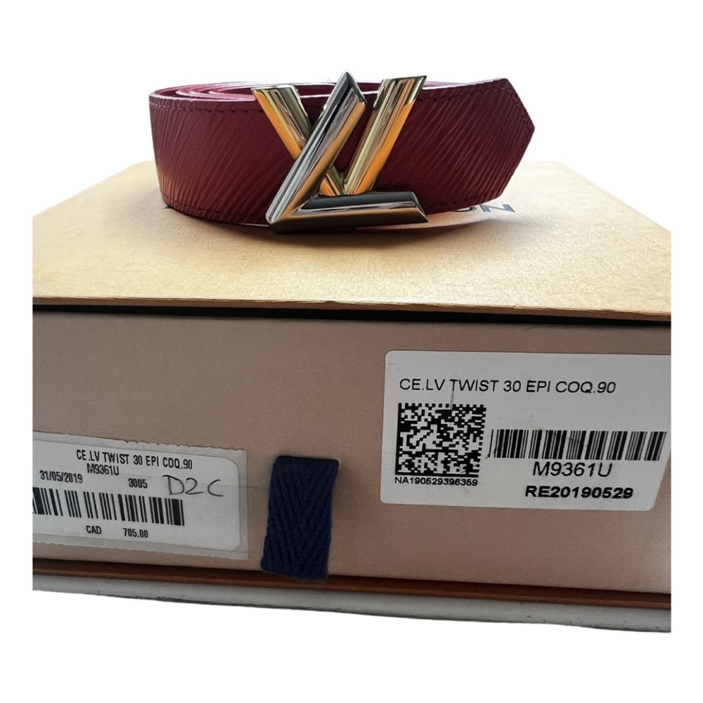 Louis Vuitton LV Twist Belt in 90mm - Picture 1 of 5
